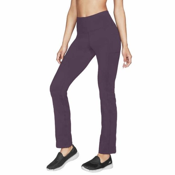 Skechers Women’s GOWALK Plum Purple Back Pocket Pant sz XS NWT - Picture 1 of 5